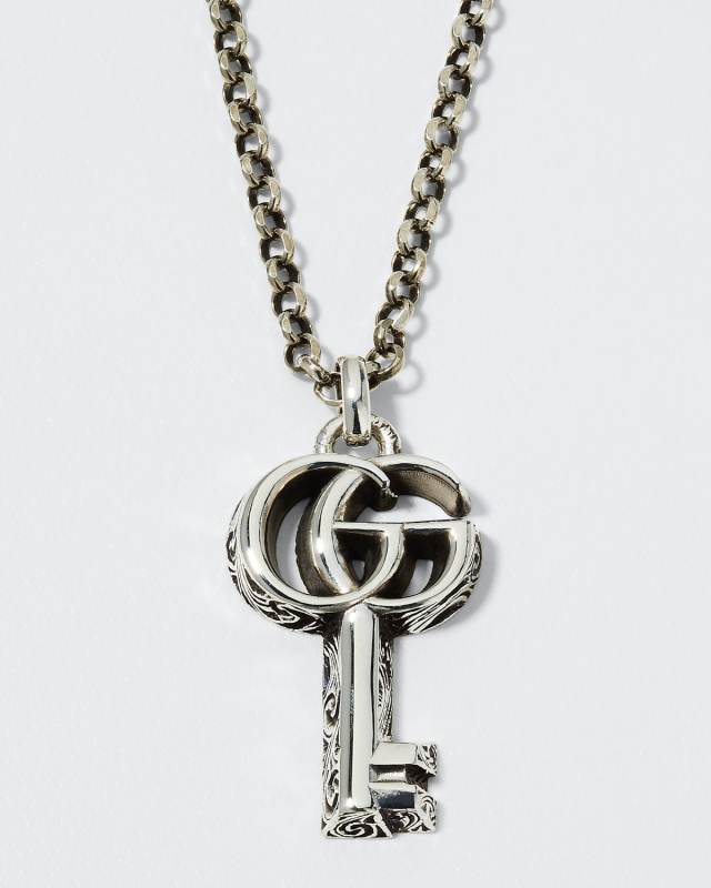 GG Marmont Key Pendant Necklace